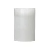 Hurricane crackled effect glass candle holder, 7,5 x 4,5"
