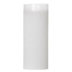 Hurricane crackled effect glass candle holder, 11,5 x 4,5"