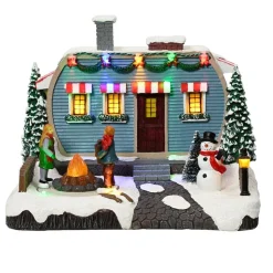 Illuminated LED camping house, 7 x 9"