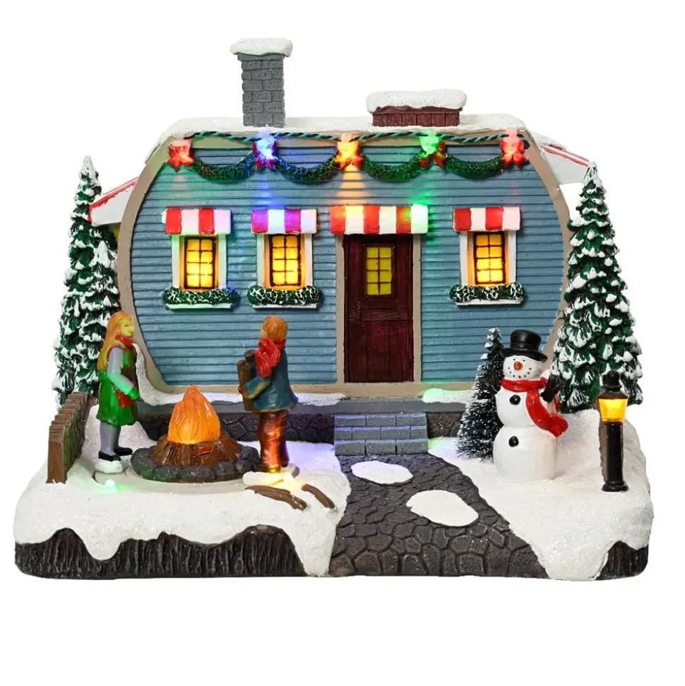 Illuminated LED camping house, 7 x 9"