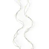 Indoor 40 LEDs on silver wire, warm white, 6,5′