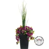 Jardinière extérieure de bougainvillier mauve artificiel, 50&Prime;