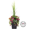 Jardinière extérieure de fuchsia artificiel, 55″