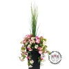 Jardinière extérieure de pétunia artificiel, 55″