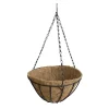 Jardinière suspendue avec chaîne de métal, 6 x 12&Prime;