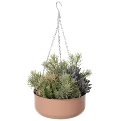 Jardinière suspendue de succulentes artificielles
