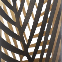 Lanterne en métal ajouré, 12 x 13″