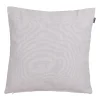 Light grey cushion, 19,5 x 19,5″