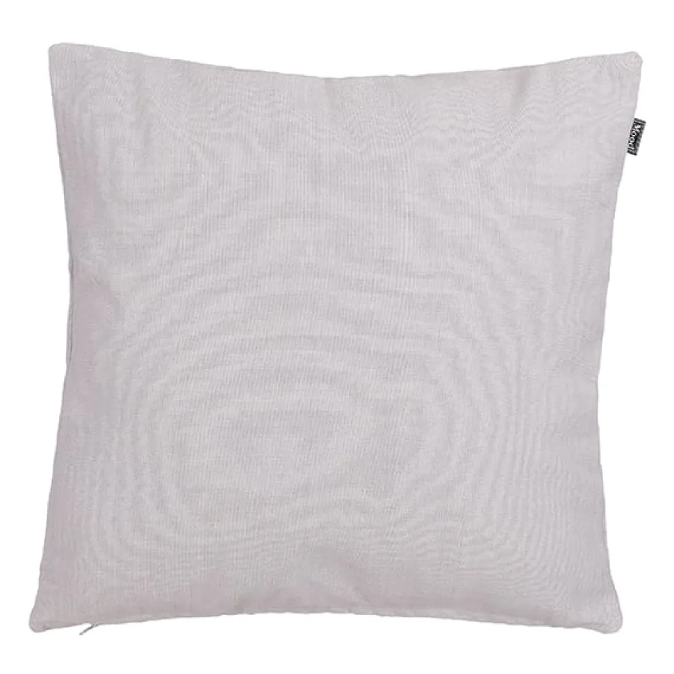 Light grey cushion, 19,5 x 19,5″