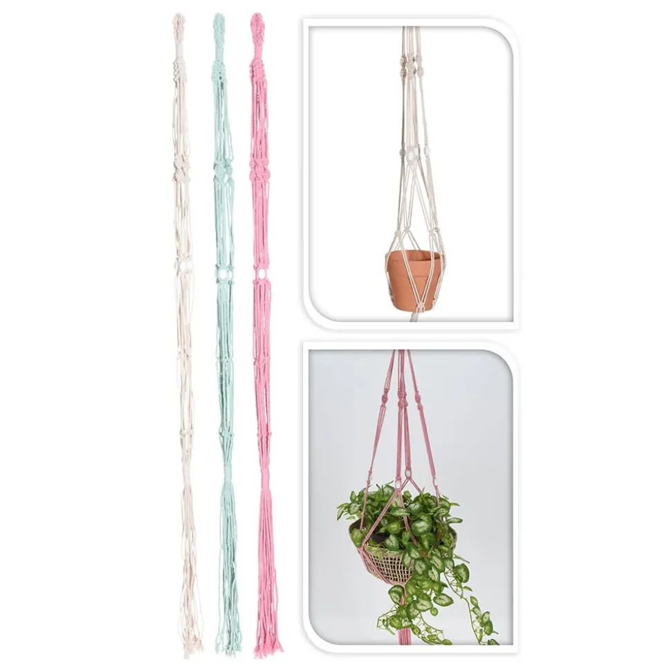 Macrame pot hanger