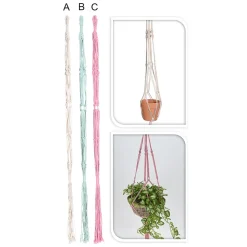 Macrame pot hanger