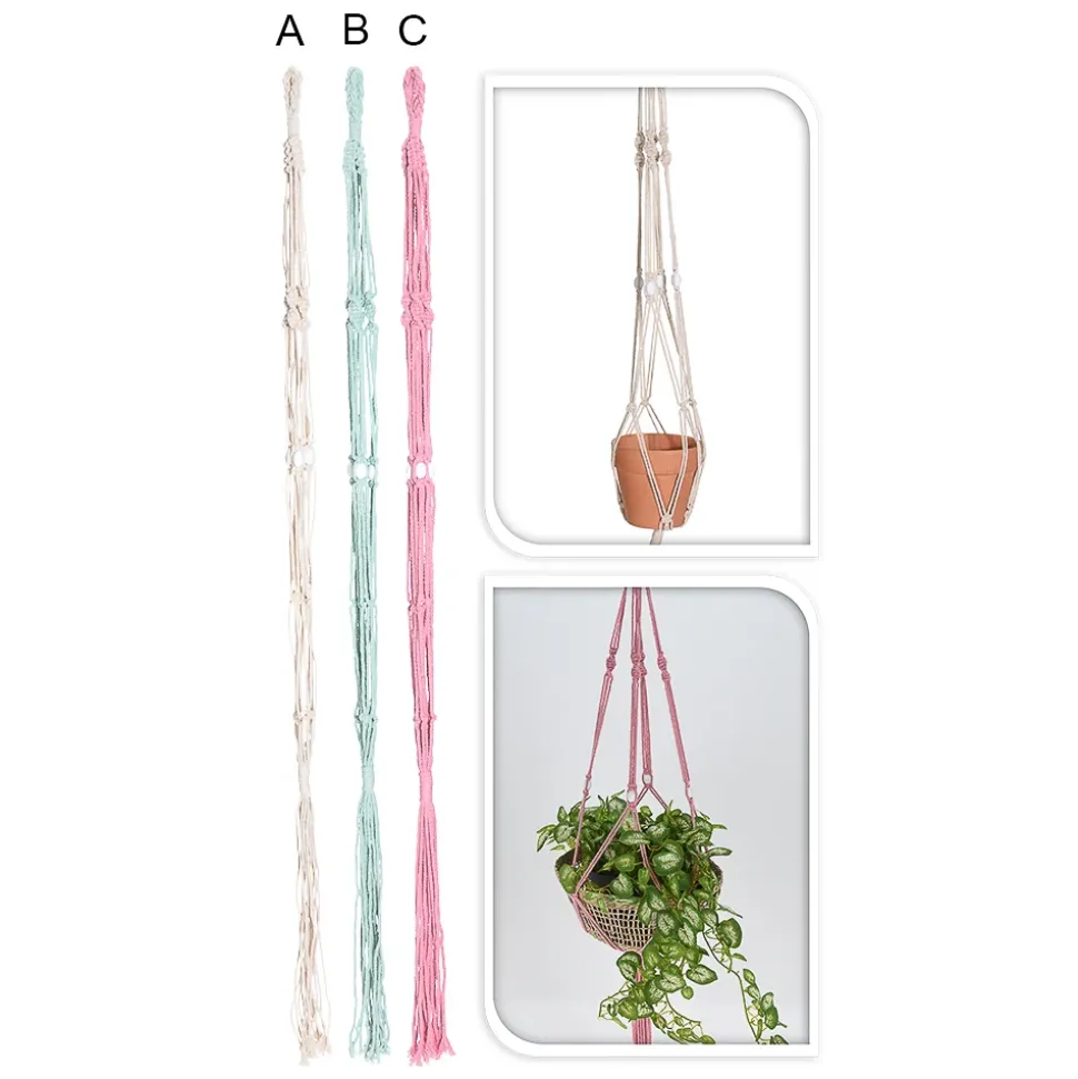 Macrame pot hanger