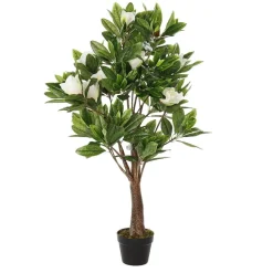 Magnolia artificial outdoor plant, 50"