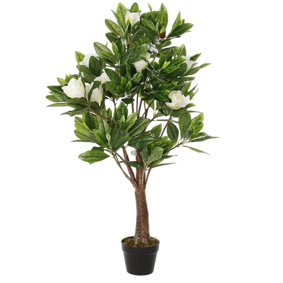 Magnolia artificial outdoor plant, 50"