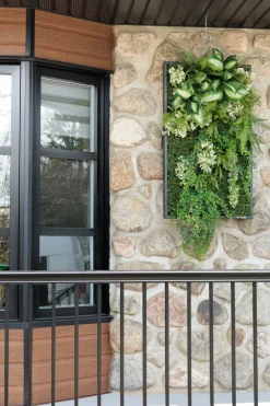 Maidenhair suspendu artificiel d’extérieur, 24″