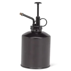 Metal black plant mister, 8"