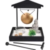 Mini buddha zen garden set, 6,5 x 6"