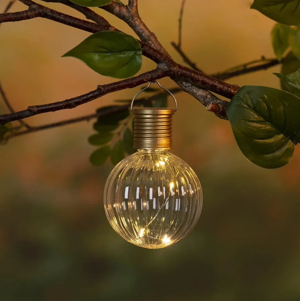 Mini luminaire de jardin solaire, 4,5 x 3″