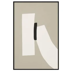 Minimalist beige wall art, 16 x 24″