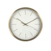 Modern white wall clock, 10 x 10″