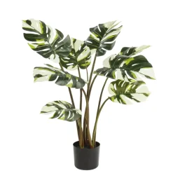 Monstera panaché artificiel, 32″