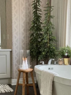 Narrow alpine fir on stand, 72"