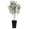 Olivier artificiel en pot extérieur, 90 x 35″