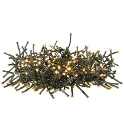 Outdoor 384 LEDs on green wire, warm white, 13′