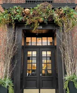 Outdoor 384 LEDs on green wire, warm white, 13′