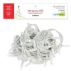 Outdoor 100 LEDs on white wire, pure white, 52,5′