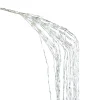 Outdoor 800 Pure White Silver Sparkling LED Light Garland, 24′