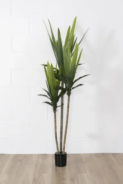Outdoor artificial 3 trunks agave plant, 60″
