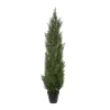 Outdoor artificial cedar shrub, 60″