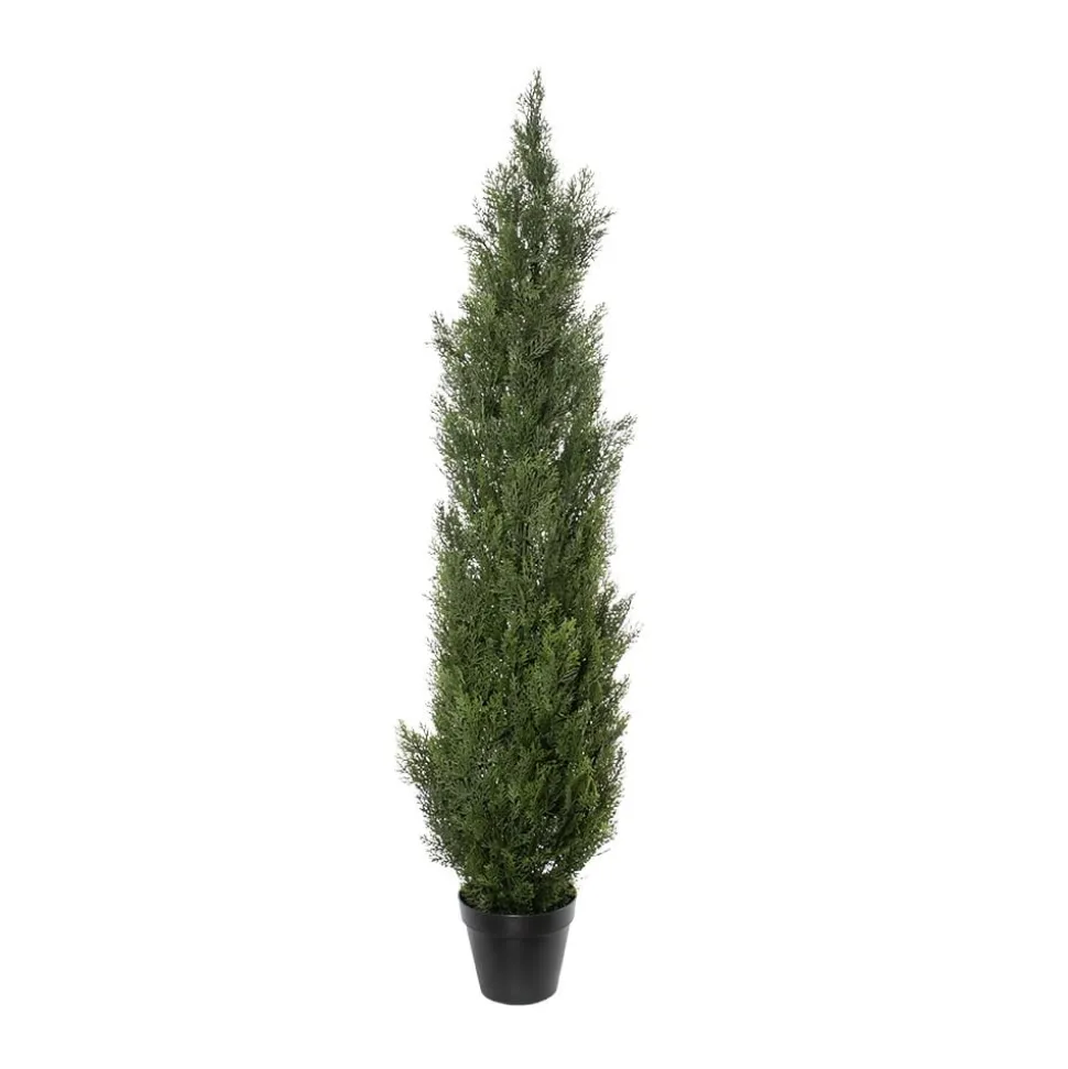Outdoor artificial cedar shrub, 60″