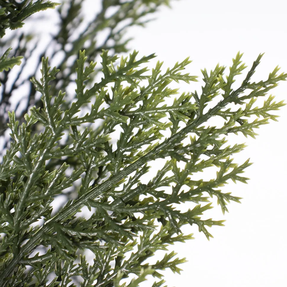 Outdoor artificial cedar shrub, 72″