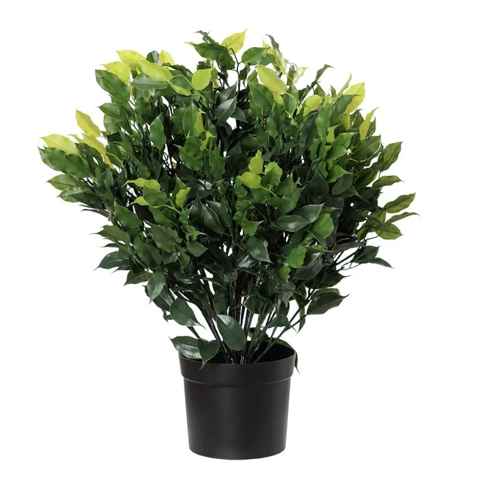 Outdoor artificial ficus topiary, 24"