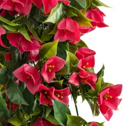 Outdoor artificial pink bougainvillea bouquet, 35"