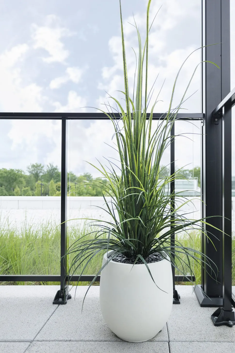 Outdoor artificial river green grass, 58″