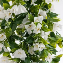 Outdoor artificial white bougainvillea bouquet, 35"