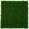Outdoor fire-retardant dark green moss panel, 40 x 40"