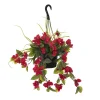 Outdoor hanging planter of bougainvillea, 18 x 16″