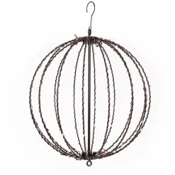 Outdoor metal ball with 128 LED lights, 15,5"