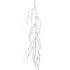 Outdoor white branch with LED lighting willow, pure white, 59″