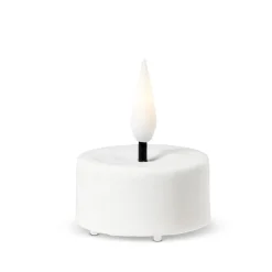 Pack of 6 white LED tealight candle, 1,5 x 1,5"