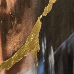 Paint chips wall art, 32 x 32″