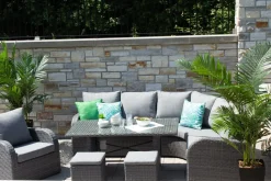 Palmier areca artificiel extérieur en pot, 72″