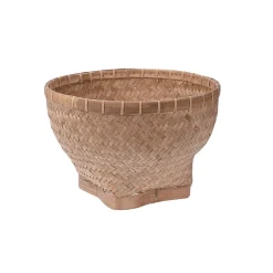 Panier en bambou, 10 x 16″