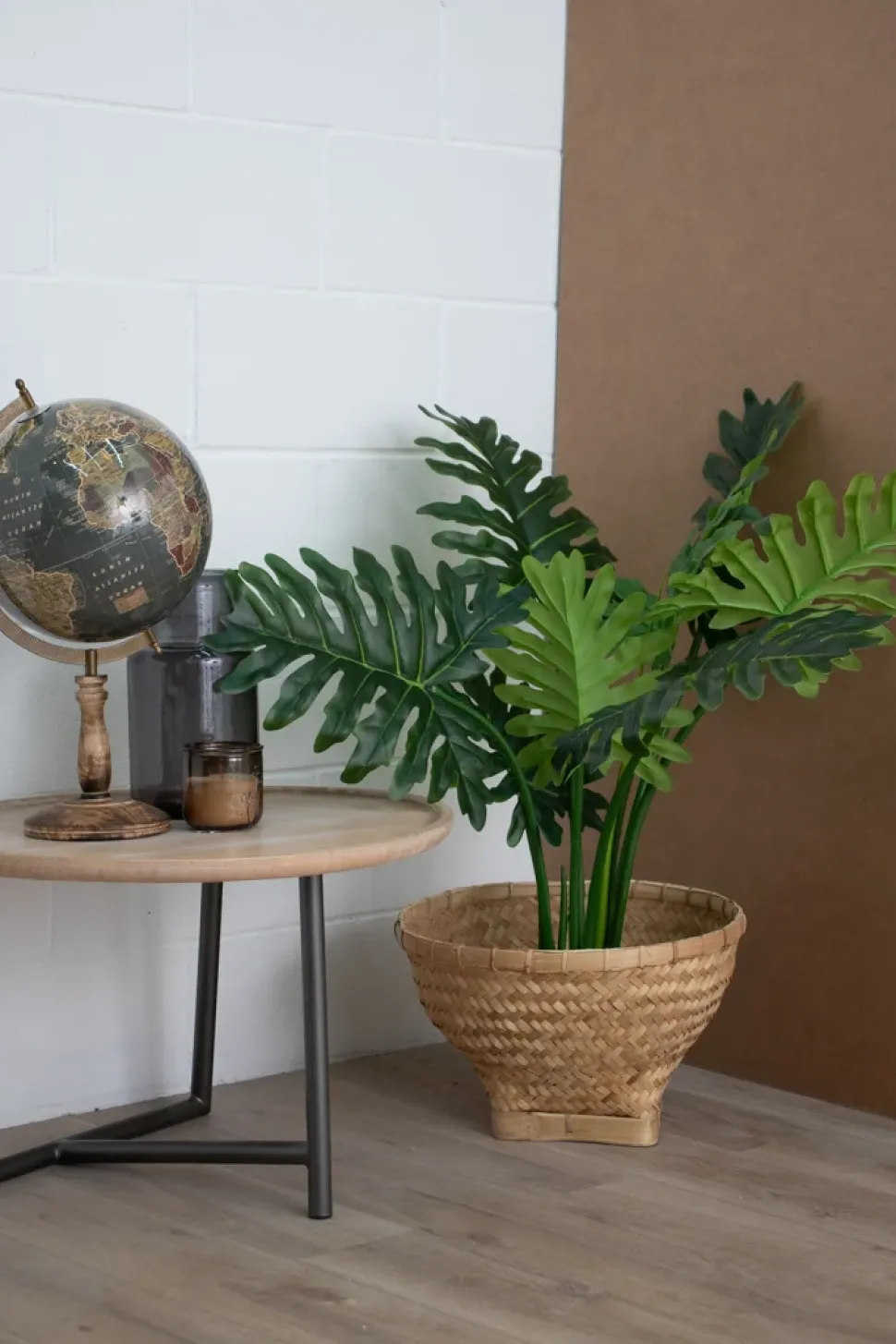 Panier en bambou, 10 x 16″