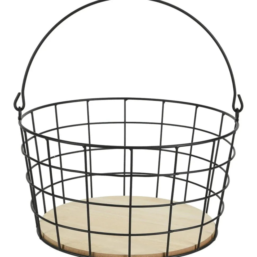 Panier en métal avec poignée, gros