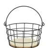 Panier en métal avec poignée, petit